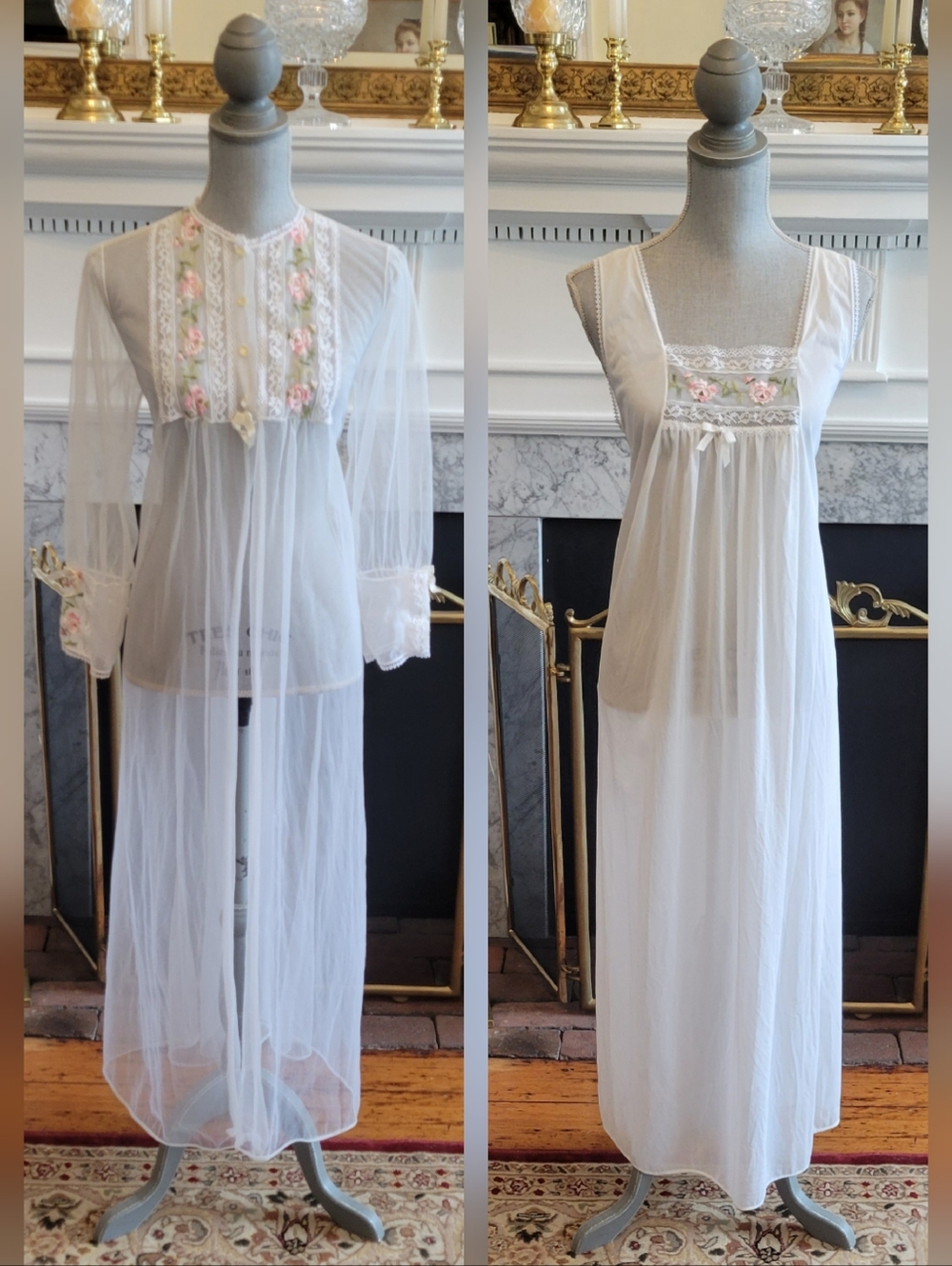 Vintage Peignoir Set